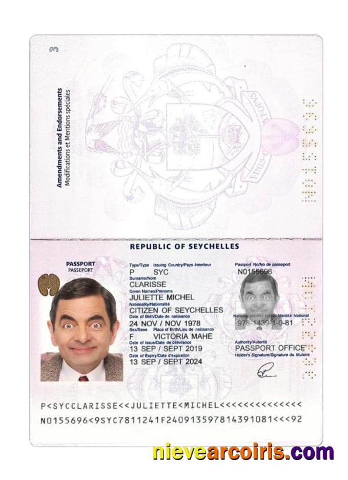 Seychelles passport